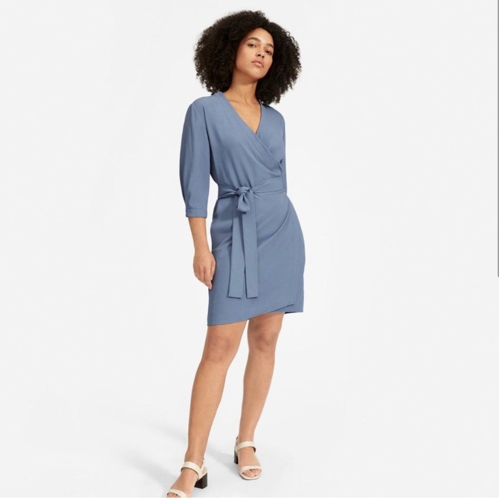 Everlane wrap dress